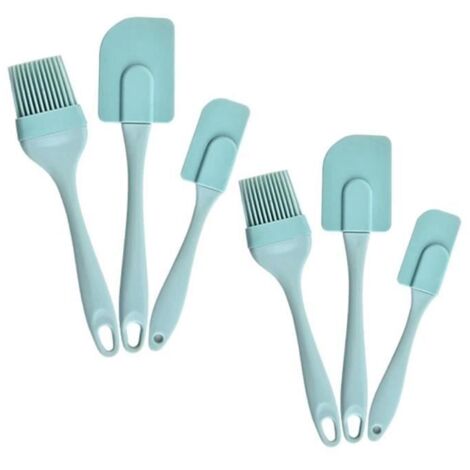 Spatule en silicone,spatule de cuisine,pinceau à pâtisserie,outil de cuisson en silicone résistante à chaleur,amovible,pour glaçage (1/4)