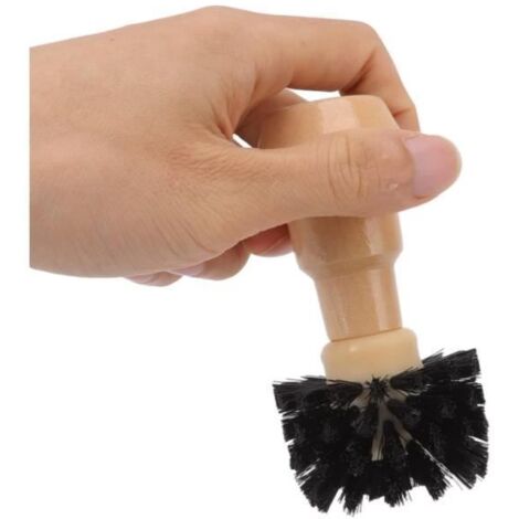 Brosse De Nettoyage Brosse De Nettoyage Professionnelle Portable Avec Manche En Bois Et Poils Doux Brosse En Bois Brosse (1/4)