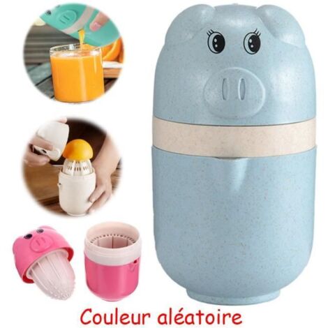 Presse-agrume manuel,presse-fruits domestique en forme de cochon,presse-citron à double usage,pour (1/4)