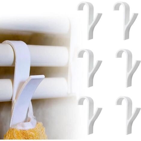Crochets Porte-Serviette pour Radiateur de Salle de Bain - Pack de 6 (1/3)