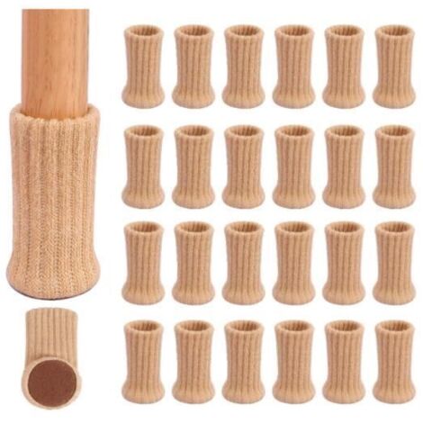 Protections de Sol - Non Marqué - 24 pcs - Antidérapants - Lavables - Pour Pieds de Meubles (1/4)