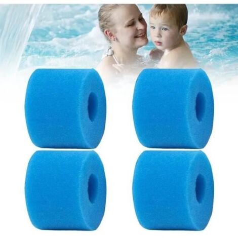 Cartouches de Filtre Type S1 pour Jacuzzi Intex 29001 E Pure Spa, Éponge Filtrante, Filtre en Mousse à Cartouche éponge Lavable