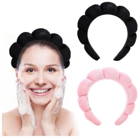 Bandeau de soin - Headband - 2 Pièces - Éponge Douce - Confortable - Design Unique (1/4)