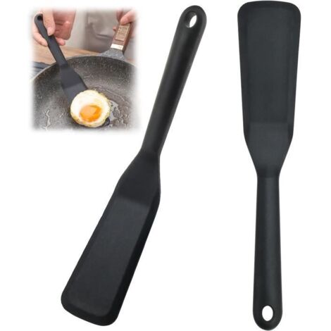 2 Pcs Spatules en Silicone,Spatule à Omelette,Spatule à Oeufs en Silicone,Outil de Cuisine,Anti-Adhésives Résistantes à la Chaleur (1/4)