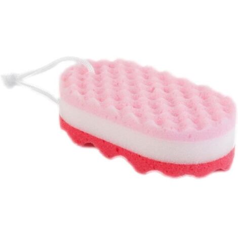 Éponge De Bain De Qualité, Éponge Pour Le Corps Mousse De Frottement, Éponge Ergonomique Douce Pour Le Corps Mousse De Frottement (1/4)