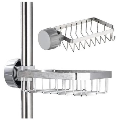 Étagère Douche - Acier Inoxydable 304 - Sans Perçage - Rangement Pratique - Design Contemporain (1/4)