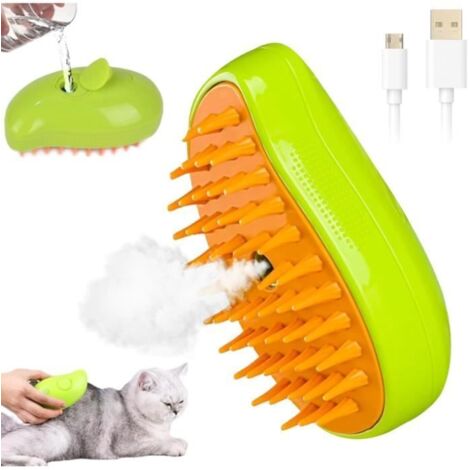 Brosse à poils - Steamy Brush - Multifonctionnelle - Épilation - Massage - Nettoyage (1/4)