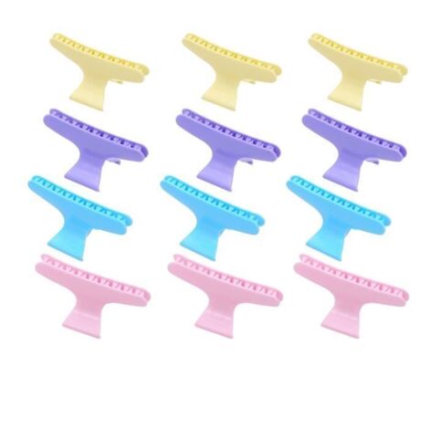 Pince à Cheveux - Non spécifié - 12 Pcs - Plastique - Mixte - Antidérapante (1/4)