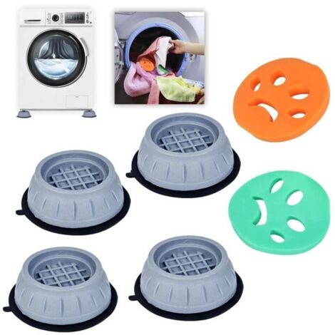 Patin Anti Vibration - Non spécifié - 4PCS - Anti-Dérapant - Atténuation du Bruit - Accessoires Inclus (1/4)
