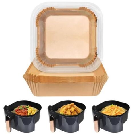 Accessoires Air Fryer - INODORE - Papier Silicone - 100 Feuilles - 20 x 5 cm - Résistant à 220°C