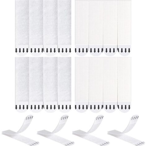 36 Paires (72 Bandes) Languettes Accroches Tableaux, Accroche Tableau sans Percer, Fixation Murale sans Percer, pour Cadres Photos (1/4)