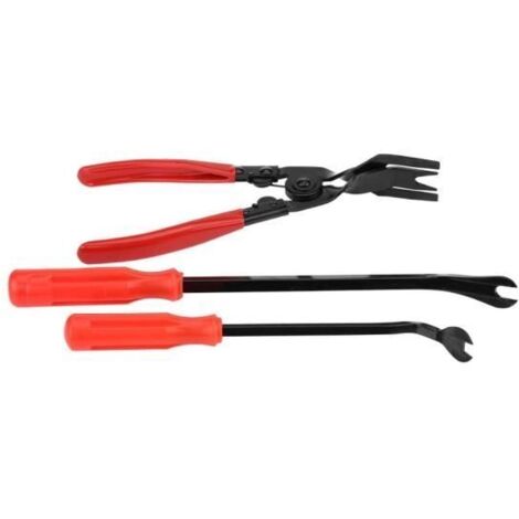 Pince à Levier, Pinces à Rivets Durables, Kit d'outils pour Levier pour Enlever les Panneaux de Porte de Voiture, Doublure de Toit,