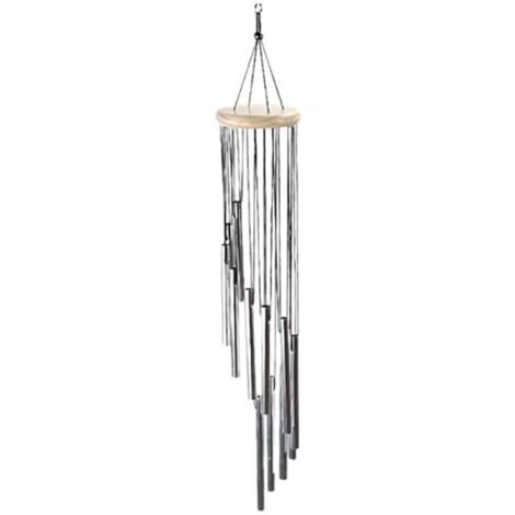 1 Article Carillon a Vent Exterieur Bambou,Carillon Exterieur Jardin,Carillon à Vent avec 12 Tubes en Aluminium Carillon Éolienne (1/4)
