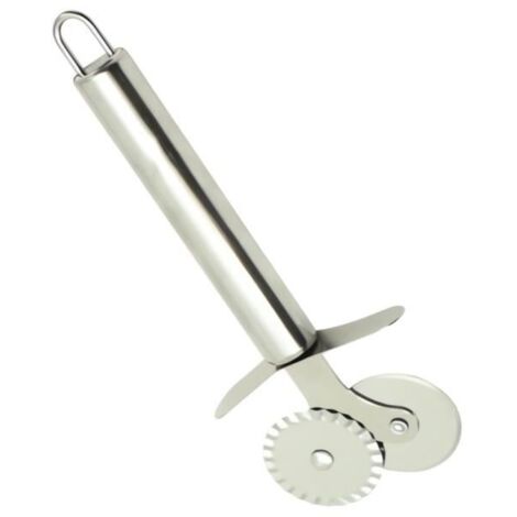 Roulette à Pâtisserie - Non spécifié - Double Lame - 2 Têtes Coupantes - 4,1 cm de diamètre - 18 cm de longueur (1/4)