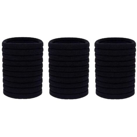 Élastiques à Cheveux - Non spécifié - 30 Pcs - Coton Doux - Confortable - Sans Couture (1/4)