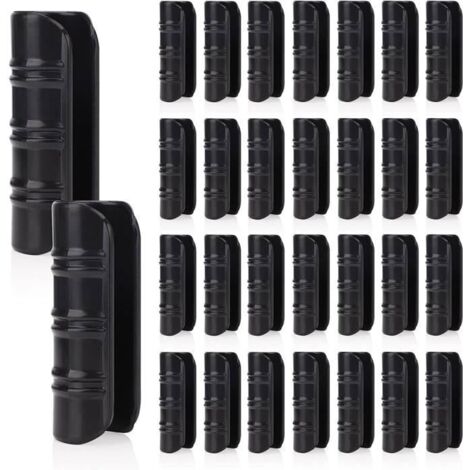 30 PCS Jardin Bâtiments Tube Clip, Clips en Plastique pour Serre Film Clip Tube Serrage Connecteur Kit, pour Serre Bannière Cadre (1/5)