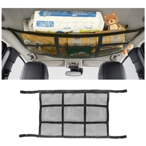 Filet de rangement voiture - Non spécifié - 90cm x 65cm - Multifonctionnel - Installation facile - Durable (1/4)