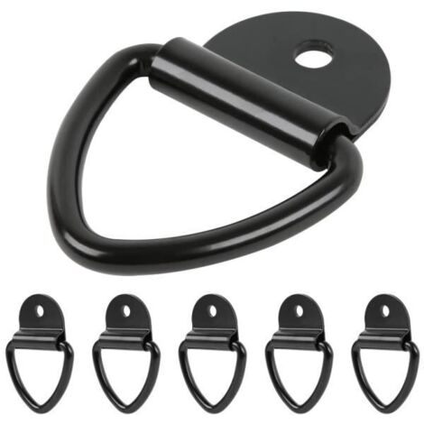 Anneau Arrimage pour Remorques Crochet Cargo V Ring Bolt on pour Camion - Blanc (1/4)