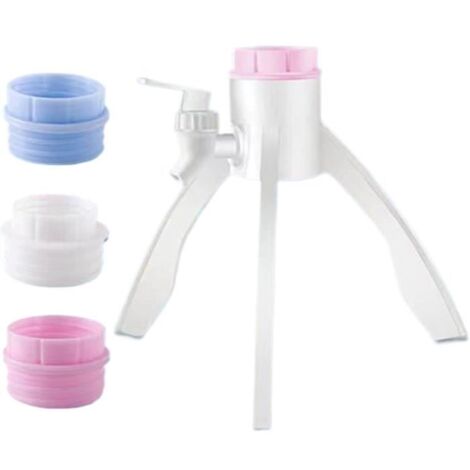 Support à eau en baril - Inversé - ABS - Robinet intégré - Compatible avec seaux - Durable (1/4)