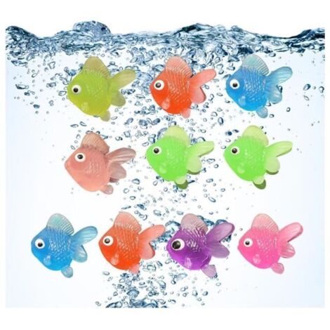 Mini Jouet Poisson - Poisson Rouge Miniature - Petit Poisson en Vrac (1/4)