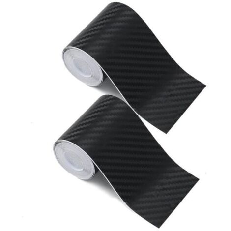 Autocollant en Carbone Film de Protection Universel Adhésif 3D Fibre Vinyle Emballer Voiture Autocollant DIY Protection(7CM3M (1/4)
