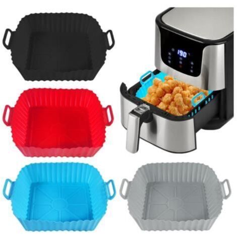 Accessoires air fryer - Noname - 4 pièces papier cuisson - 21 cm - Réutilisables - Résistants à la chaleur (1/4)