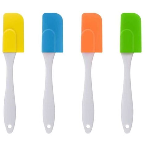 Spatule en Silicone - Non spécifié - Mini Spatule - Résistante à la Chaleur - Ergonomique - Antiadhésif (1/4)