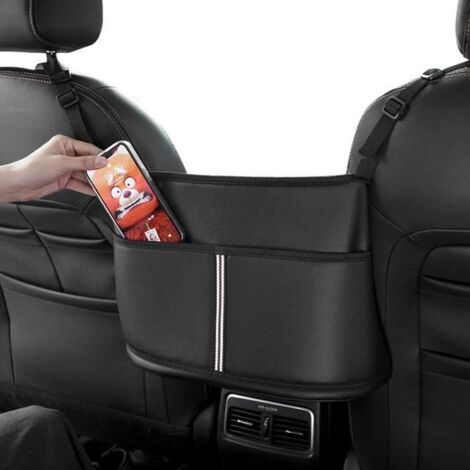 Porte-Sac à Main de Poche pour Voiture,Consoles et organisateurs de Voiture en Cuir PU - Barrière pour Enfants pour Animaux Compagni