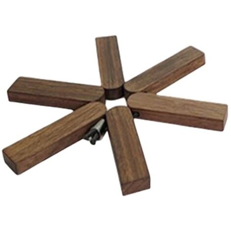 Napperons de Table en bois de coussin résistant à la chaleur de ménage pour des cadeaux d'anniversaire d'accessoires de B (1/4)