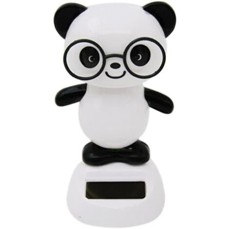 Danse Panda Mignon Jouet Modèle L'énergie Solaire Jouet Bobble Maison Voiture Décoration Cadeau Anniversaire