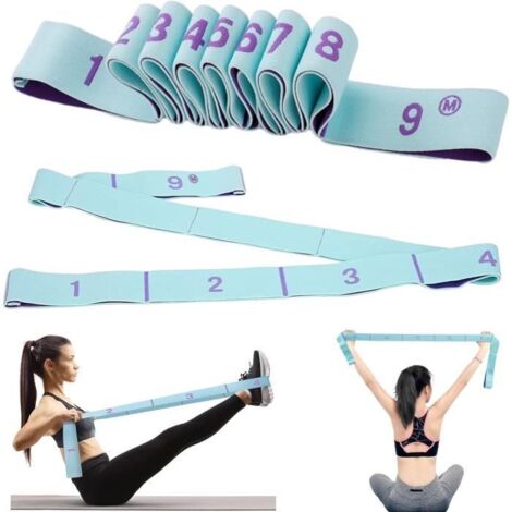 Bande Élastique Fitness - Non spécifié - 9 Anneaux - Haute Qualité - Flexibilité Améliorée - Design Pratique (1/4)