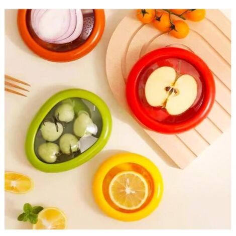 Conserves à l'avocat - Marque Non Spécifiée - Lot de 4 - Silicone - Hermétique - Écologique (1/4)