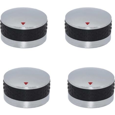 Boutons de commande universels - Non spécifié - Lot de 4 - 58 mm/50 mm - Plastique ABS - Silicone antidérapant (1/4)
