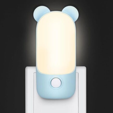 Veilleuse Prise Electrique, Veilleuse pour Enfants avec 2 Modes, LED Lampe de Nuit Allaitement pour Décoration de Chambre (1/4)