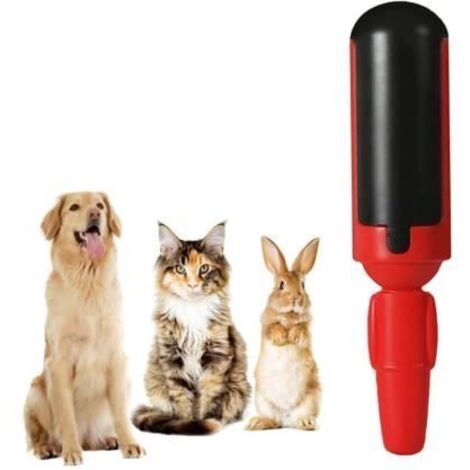Brosse Anti Poils - Non spécifié - Rouge - Réutilisable - Durable - Enlève les poils et peluches (1/4)