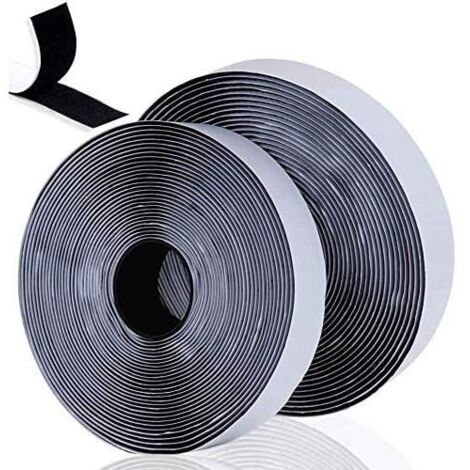 8M Bande Agrippantes Adhésives Rubans Adhésifs Bande Ruban Scratch Autocollant Moustiquaire Hook Loop Rouleau Scratch Autoadhé[76] (1/4)
