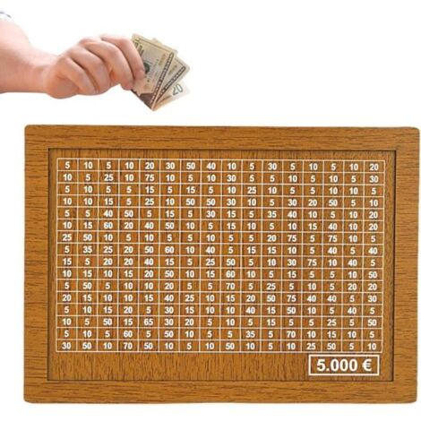 Tirelire pour enfants – Tirelire réutilisable Plateau de rangement pour pièces de monnaie à usage domestique, boîte de rangement (1/4)