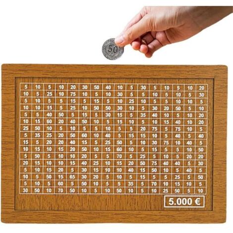 Tirelire pour enfants – Tirelire réutilisable Plateau de rangement pour pièces de monnaie à usage domestique, boîte de rangement (1/4)