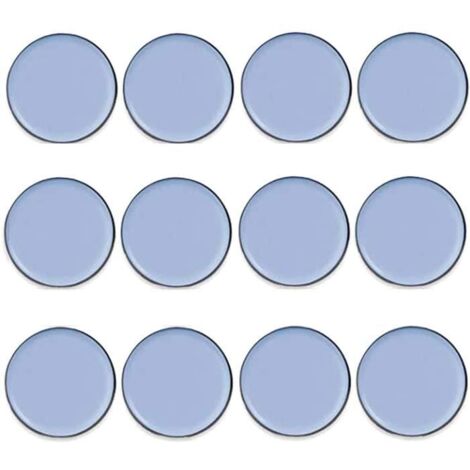 Patin glisseur - Protection en Teflon pour Meubles - 40MM Rond Curseurs - Lot de 12 (1/4)