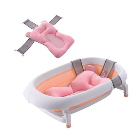 Tapis de Bain Antiderapant Bebe Douche - Coussin de Bain Bebe Coussin Flottant de Support pour le Bain des Bébés et Nouveau-nés (1/4)
