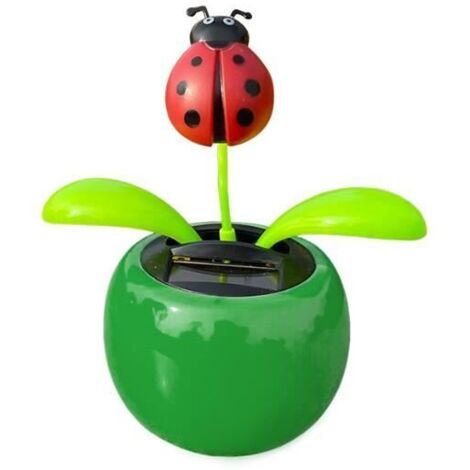 Figurine De Décoration De Fleur Solaire Wobble Figure Ornement De Figure Solaire Pour Votre Voiture,Jouets Pour Enfants(vert) (1/3)