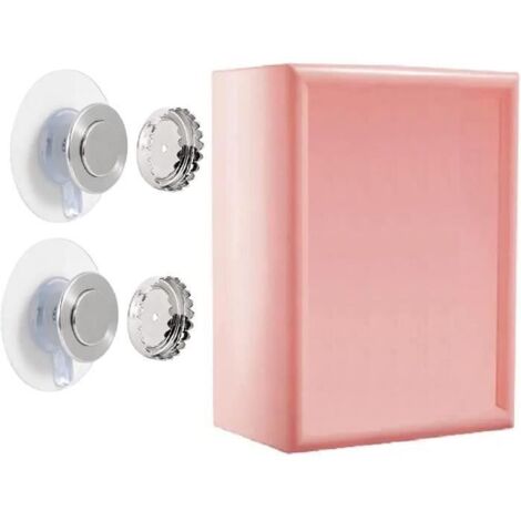 Porte-Savon - Non spécifié - Aimanté - Acier Inoxydable - Ventouse - Capsule Incluses (1/4)
