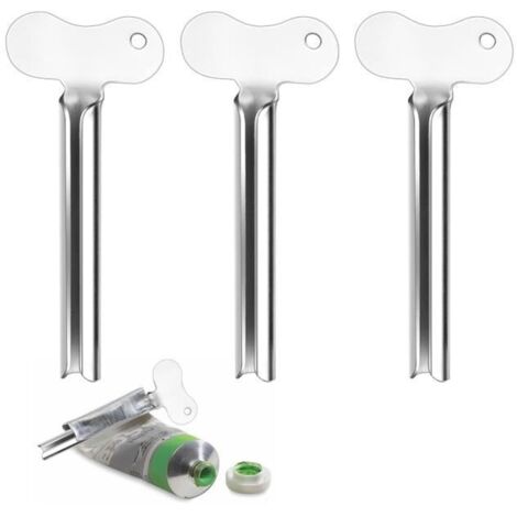 Presse Tube - Non spécifié - 3 pièces - Acier inoxydable - Pratique - Réduit le gaspillage (1/4)