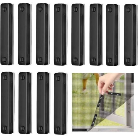 Aimant pour Moustiquaire - Non spécifié - 12PCS - Auto-adhésif - Résistant à la rouille - Néodyme (1/4)