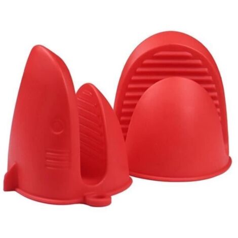 Gants de four - Silicone - Résistants à la chaleur - Antidérapants - Imperméables (1/4)