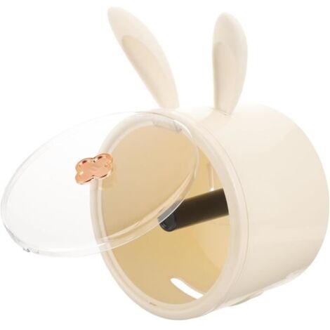Support de rangement - Lapin - Boîte de rangement murale - Transparent - Plastique - Salle de bain (1/4)