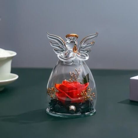 MARSEE Fleur Artificielle Fleurs éternelles Galaxy Red Rose Cadeaux Uniques pour Les Femmes, Noël, Mariage, Saint Valentin (1/3)