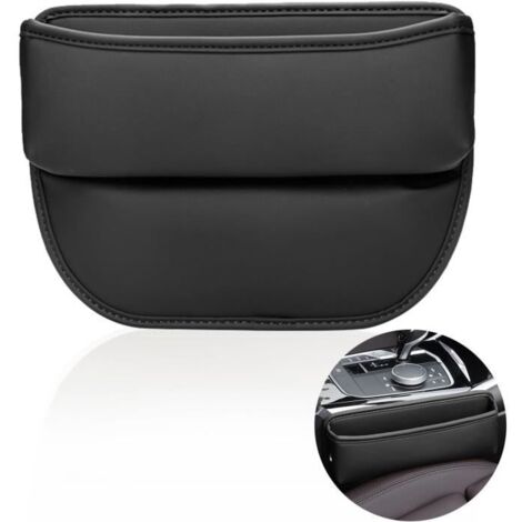 Organisateur Voiture 28 x 20 x 5 cm, Rangement Voiture Noir, Accessoires Auto, Rangement Voiture Interieur, Vide Poche Voiture (1/4)