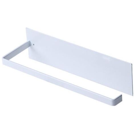 Porte-serviettes en papier essuie-tout sous le porte-rouleau de papier adhésif pour armoire - Blanc (1/4)