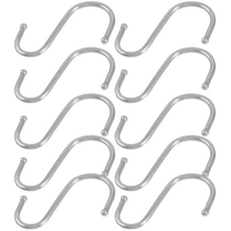 10 Pcs En Métal S En Forme De Cuisine Cuillère Pan Pot Suspendu Crochets Cintres